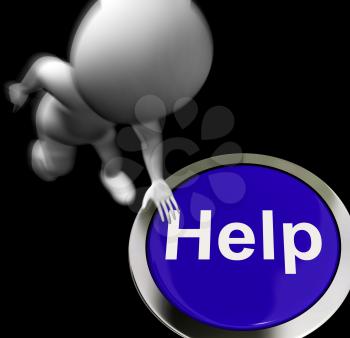 Help Pressed Meaning Aid Assistance Or Service