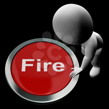 Fire Button Meaning Emergency Evacuation And 111