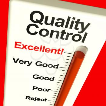 Quality Control Excellent Monitor Showing High Satisfaction And Perfection