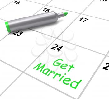 Get Married Calendar Meaning Wedding Day And Vows