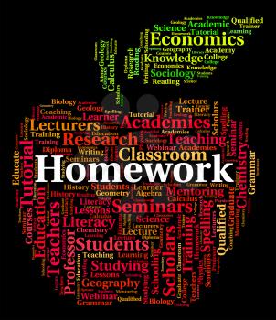 Homework Word Meaning Learned Learn And Text