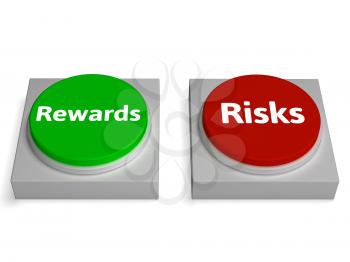 Risk Reward Buttons Showing Risks Or Rewards