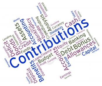 Contributions Word Meaning Volunteer Support And Contributors 