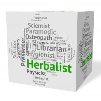 Herbalist Job Representing Jobs Herbalists And Therapy