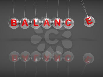 Balance Spheres Showing Balanced life Or Equilibrium 