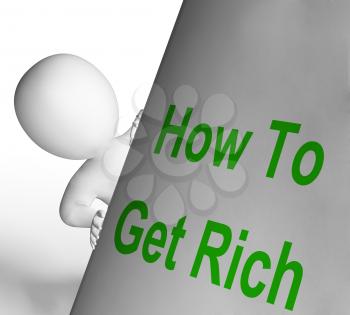 How To Get Rich Sign Meaning Making Money