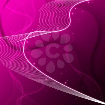 Purple Web Background Meaning Wavy Pattern And Stars
