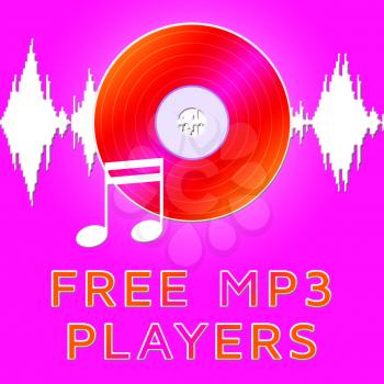 Free Mp3 Players Dvd Means Online Software 3d Illustration