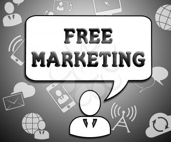 Free Marketing Icons Means Biz E-Marketing 3d Illustration