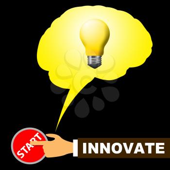 Innovate Light Means Innovating Creative And Ideas