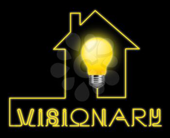 Visionary Light Representing Insights Strategist And Ideals