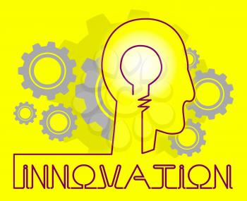 Innovation Cogs Showing Reorganization Transformation And Restructuring