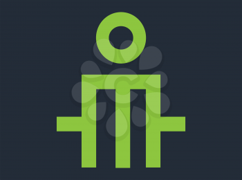 Yoga Therapy Icon Design, AI 8 supported.