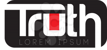 Truth Logo Design Concept, AI 10 supported.