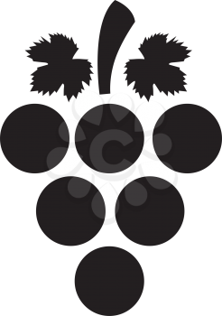 Bunch of Grapes Icon Design. AI 8 supported.