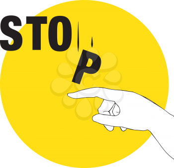 Protest Poster for Stop. AI 10 supported.