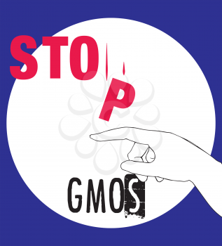Stop GMOs Concept Design, AI 10 supported.