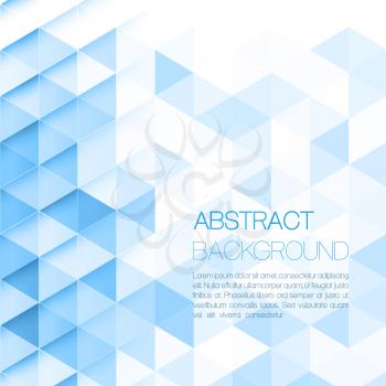 Abstract 3d triangular background. Vector illustration  EPS10