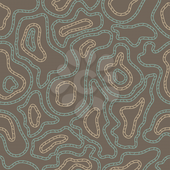 Vector seamless patternor abstract elements.