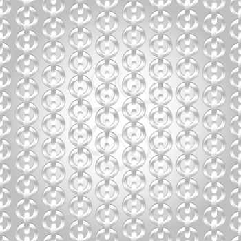 Silver chain seamless abstract pattern.
