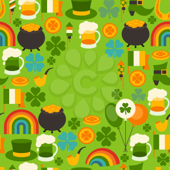 Saint Patrick's Day greeting card.