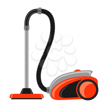 Icon of vacuum cleaner. Home appliance flat illustration.