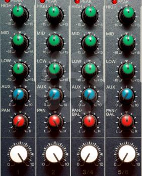 Texture of sound mixer. Techno design.