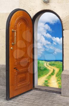 Door to freedom. Conceptual design.