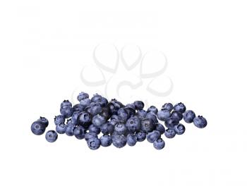 Fresh blueberry isolated on white background