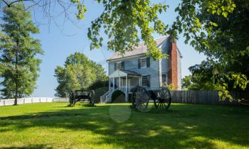Peers House in village of Appomattox in Virginia