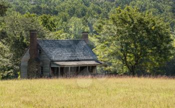 Mariah Wright House at Appomattox National Park is traditional wooden clapboard farmhouse