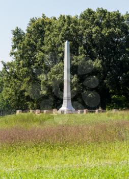 Obelisk at Raine Family Cemetery by Appomattox County Court House National Park