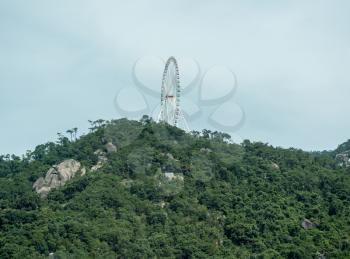 New theme park called Happy World at Tianzhu Mountain near Xiamen, China