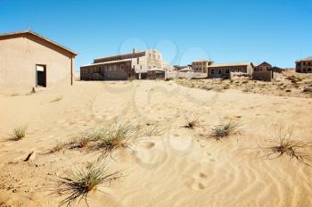Kolmanskop Ghost Town in Namib Desert, Namibia
