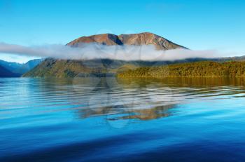 Beautiful lake, Nelson national park, New Zealand
