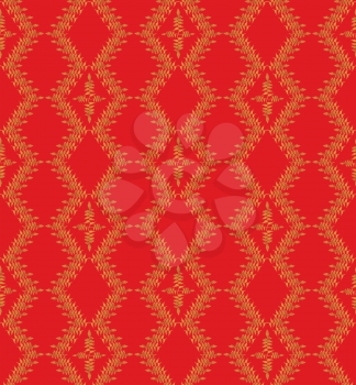 Oriental flower pattern Abstract floral ornament Swirl fabric background