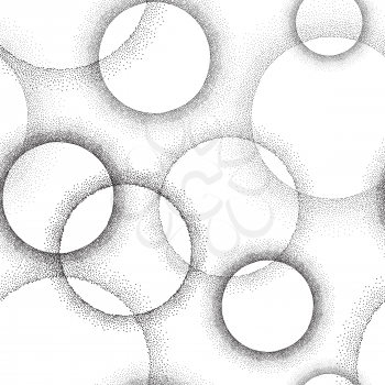 Abstract dot pattern. Spotted texture. Geometric Circle backgound. Bubbles