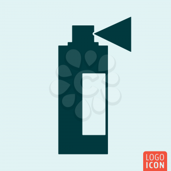 Spray Icon. Spray logo. Spray symbol. Minimal icon design. Vector illustration