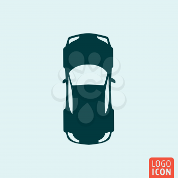 Sport car icon. Sport car logo. Sport car symbol. Vehicle icon isolated. Transport icon minimal design. Vector illustration.
