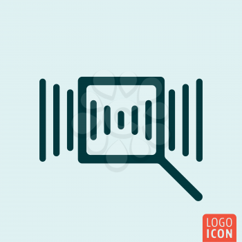 Search magnifier icon. Magnifying glass symbol. Vector illustration