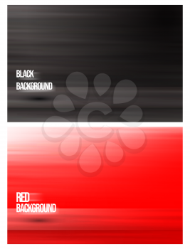 Black and red backgrounds design for wallpaper, web banner, printing products, flyer, presentation or cover brochures. Vector illustration.