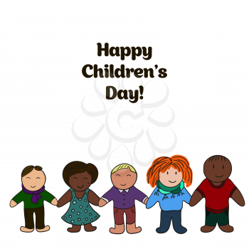 World Children's Day. Picture for your design. Card, cover