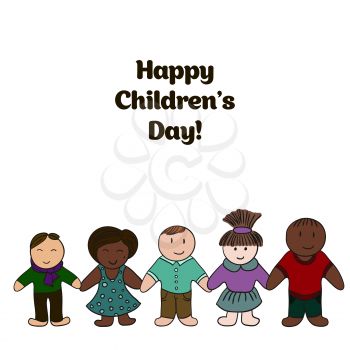 World Children's Day. Picture for your design. Card, cover, banner
