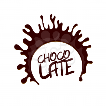 3D vector illustration. Banner love hot chocolate dessert. Realistic hot chocolate drop shape splash. Tasty trendy picture.