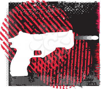 gun vector illustration