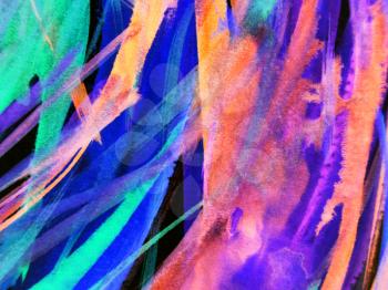 Colorful abstract watercolor painted background