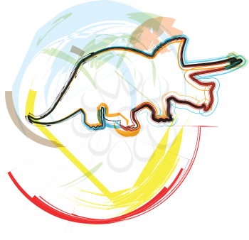 Dinosaur vector illustration