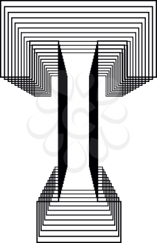 Letter T  Line Logo Icon Design - Vector Illustration