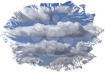 Royalty Free Photo of a Clouds in a Blue Sky
