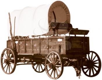 Royalty Free Photo of a Covered Wagon